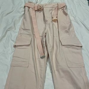 pink cargo pants